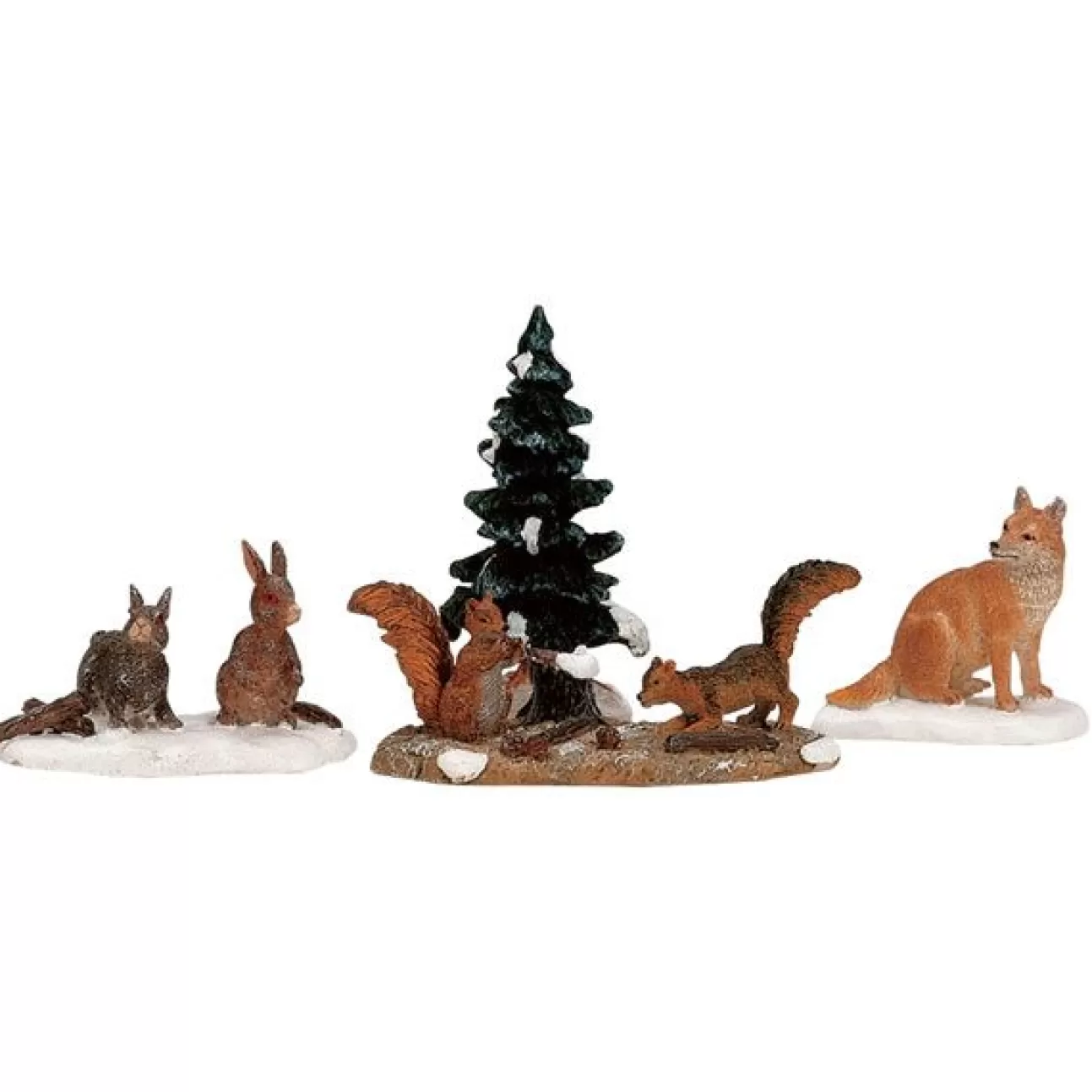 LEMAX Lemax | Animali Del Bosco - Woodland Animals Set Da 4