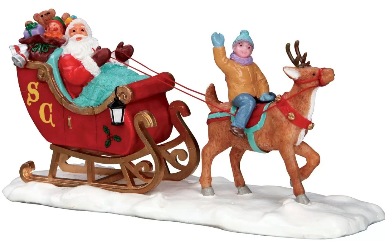 LEMAX Lemax | Babbo Natale Con Slitta - Santa'S Sleigh