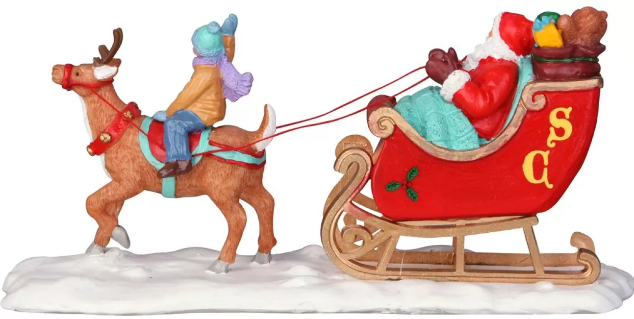 LEMAX Lemax | Babbo Natale Con Slitta - Santa'S Sleigh