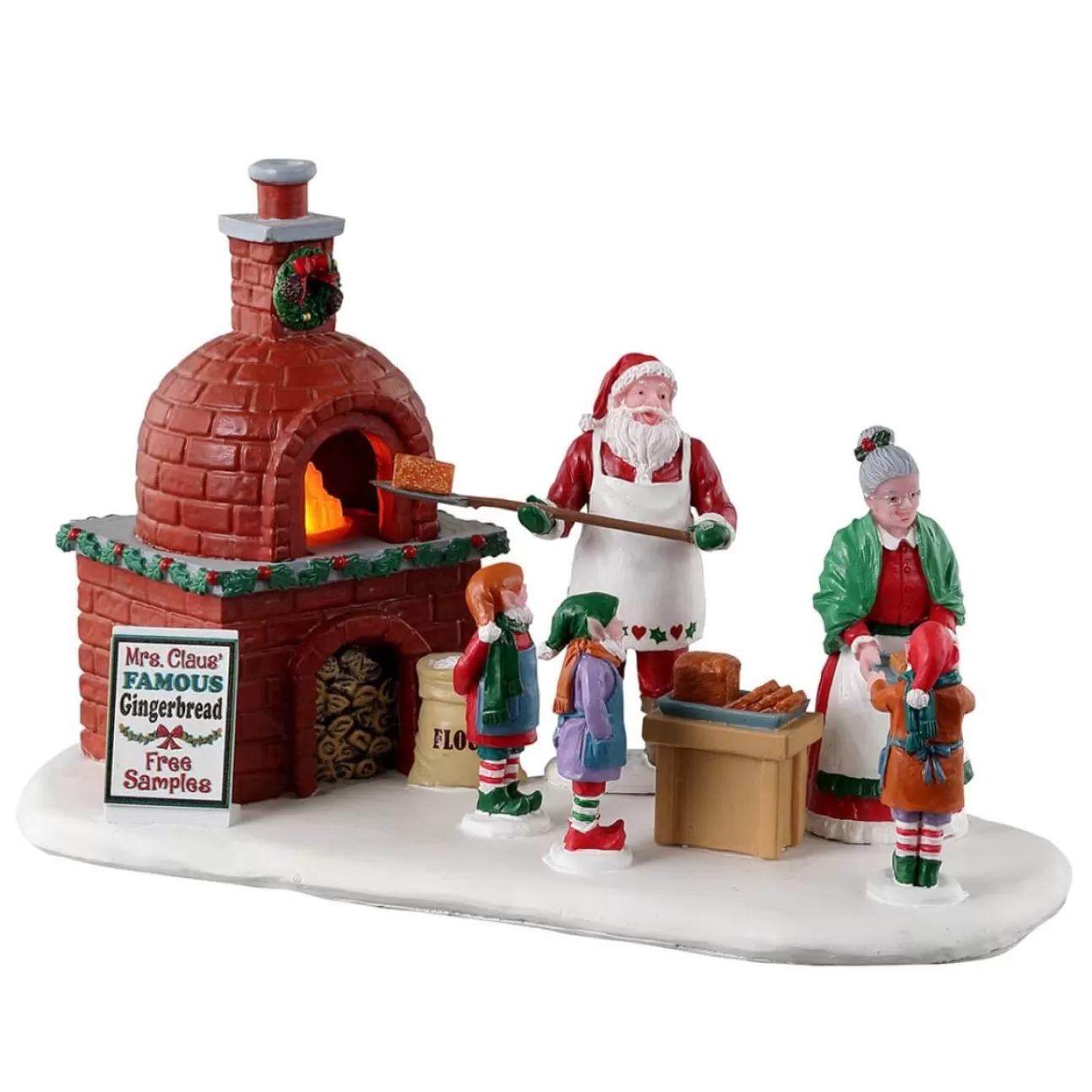 LEMAX Lemax | Babbo Natale Fornaio - Mrs. Claus' Gingerbread Bake