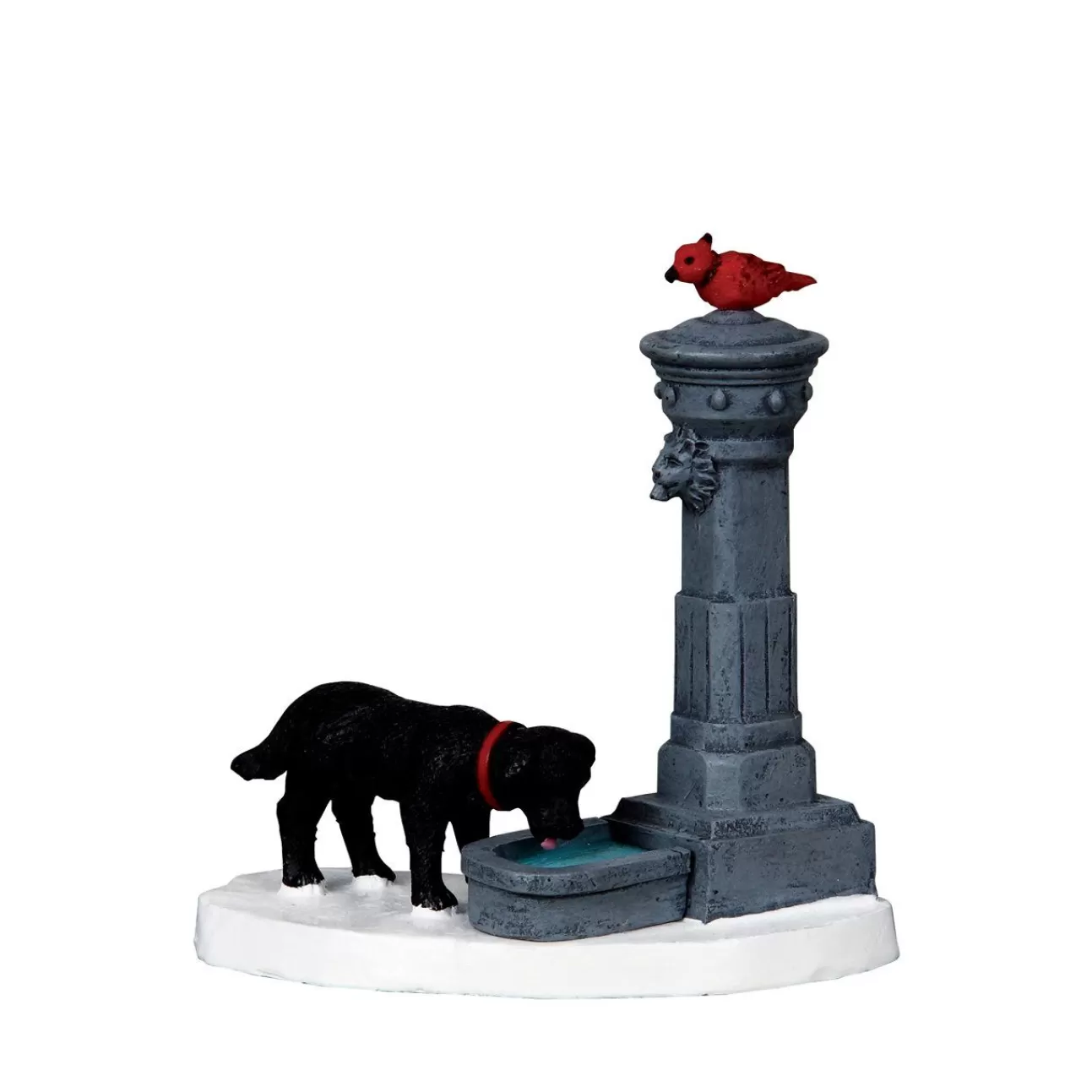 LEMAX Lemax | Cane Che Beve Alla Fontana - Water Fountain