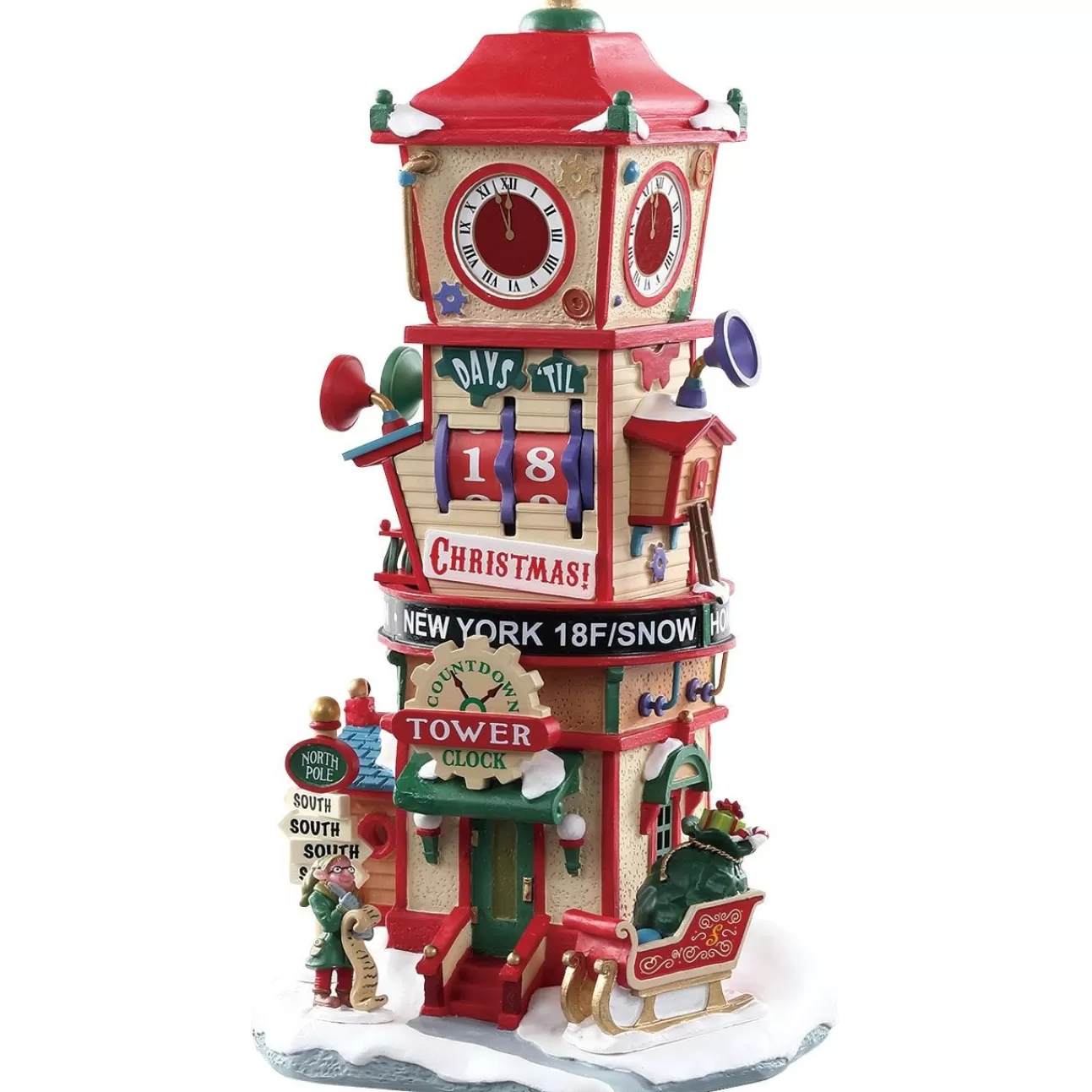 LEMAX Lemax | Countdown Di Natale - Countdown Clock Tower