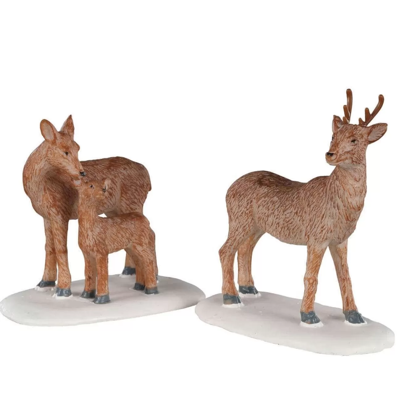 LEMAX Lemax | Famiglia Renne - Deer Family Set Di 2