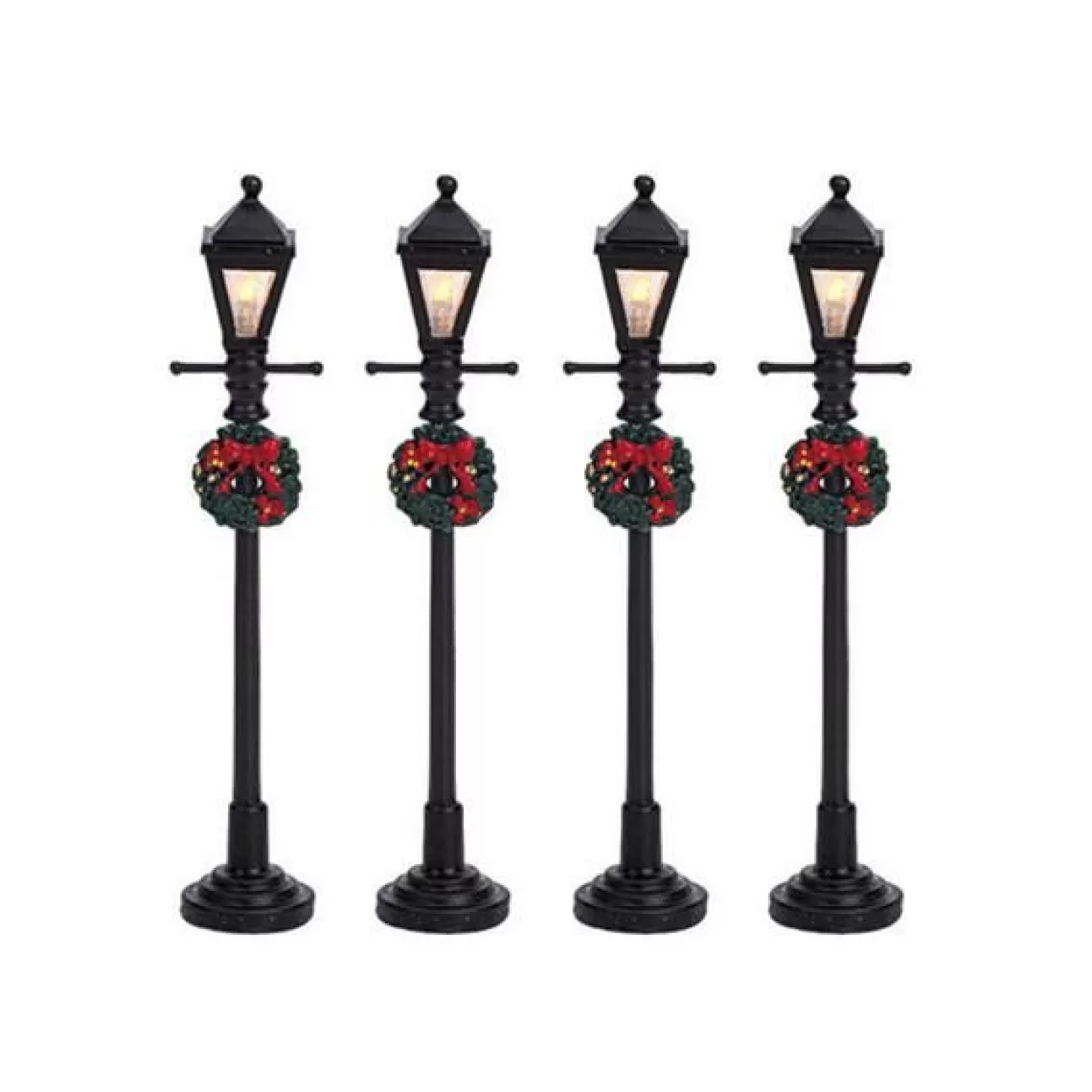 LEMAX Lemax | Gas Lantern Street Lamp - Lampione A Gas 4 Pz