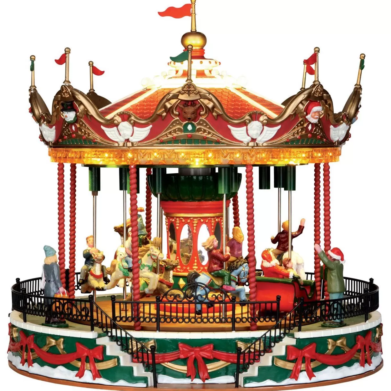 LEMAX Lemax | Giostra Con Movimento E Suono - Santa Carousel