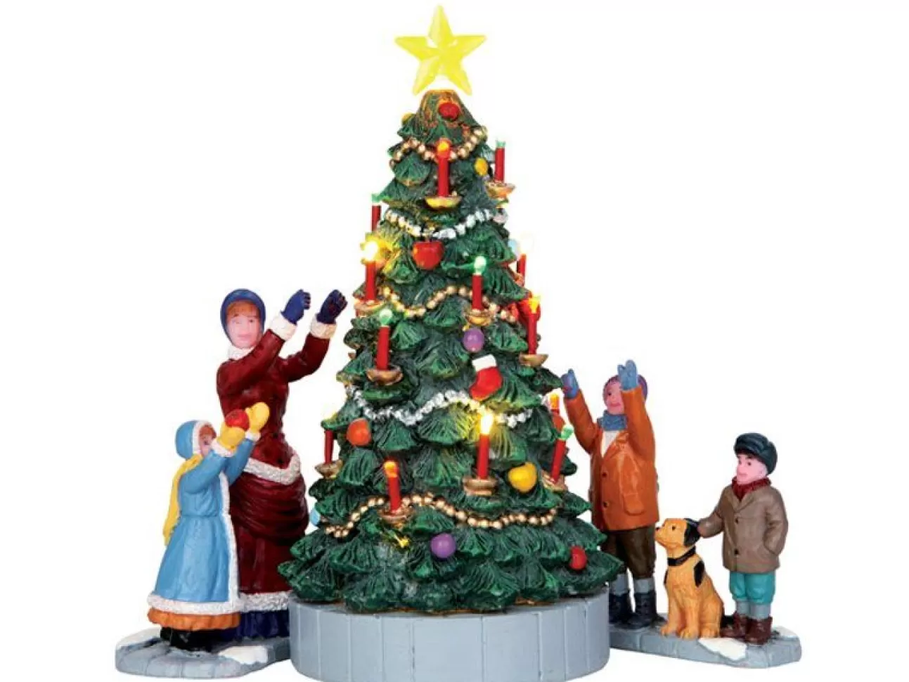 LEMAX Lemax | L'Albero Di Natale - The Village Tree Set Of 3