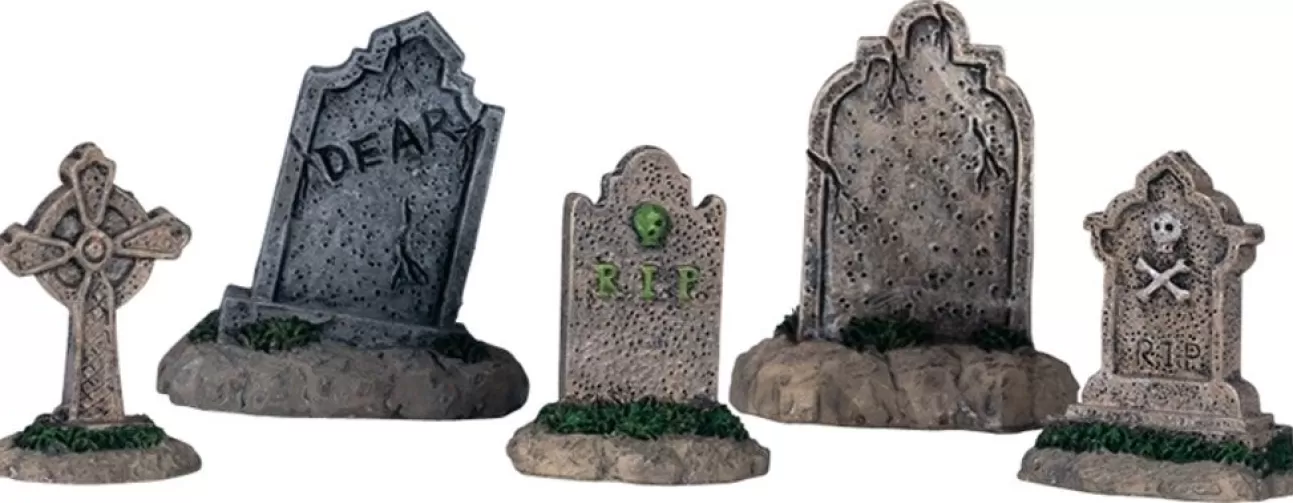 LEMAX Lemax | Lapidi - Tombstones, Set Of 5