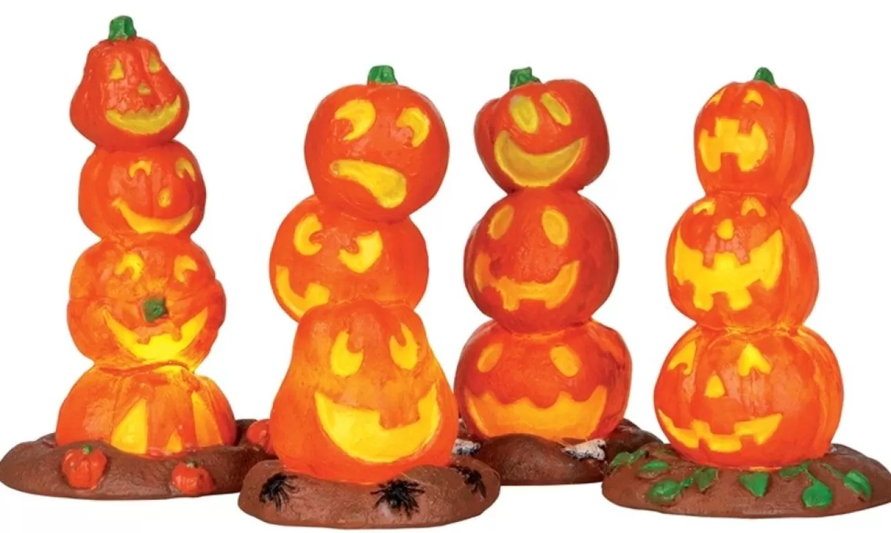 LEMAX Lemax | Luci Zucche - Light Up Pumpkin Stack