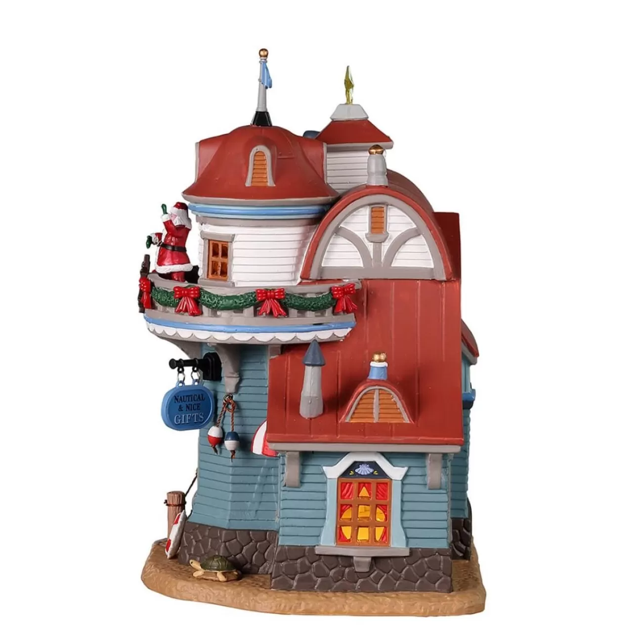 LEMAX Lemax | Negozio Natalizio - Seaside Santa Christmas Shoppe