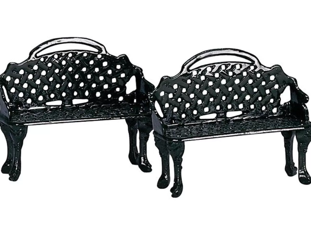 LEMAX Lemax | Panchine - Patio Bench, Set Da 2