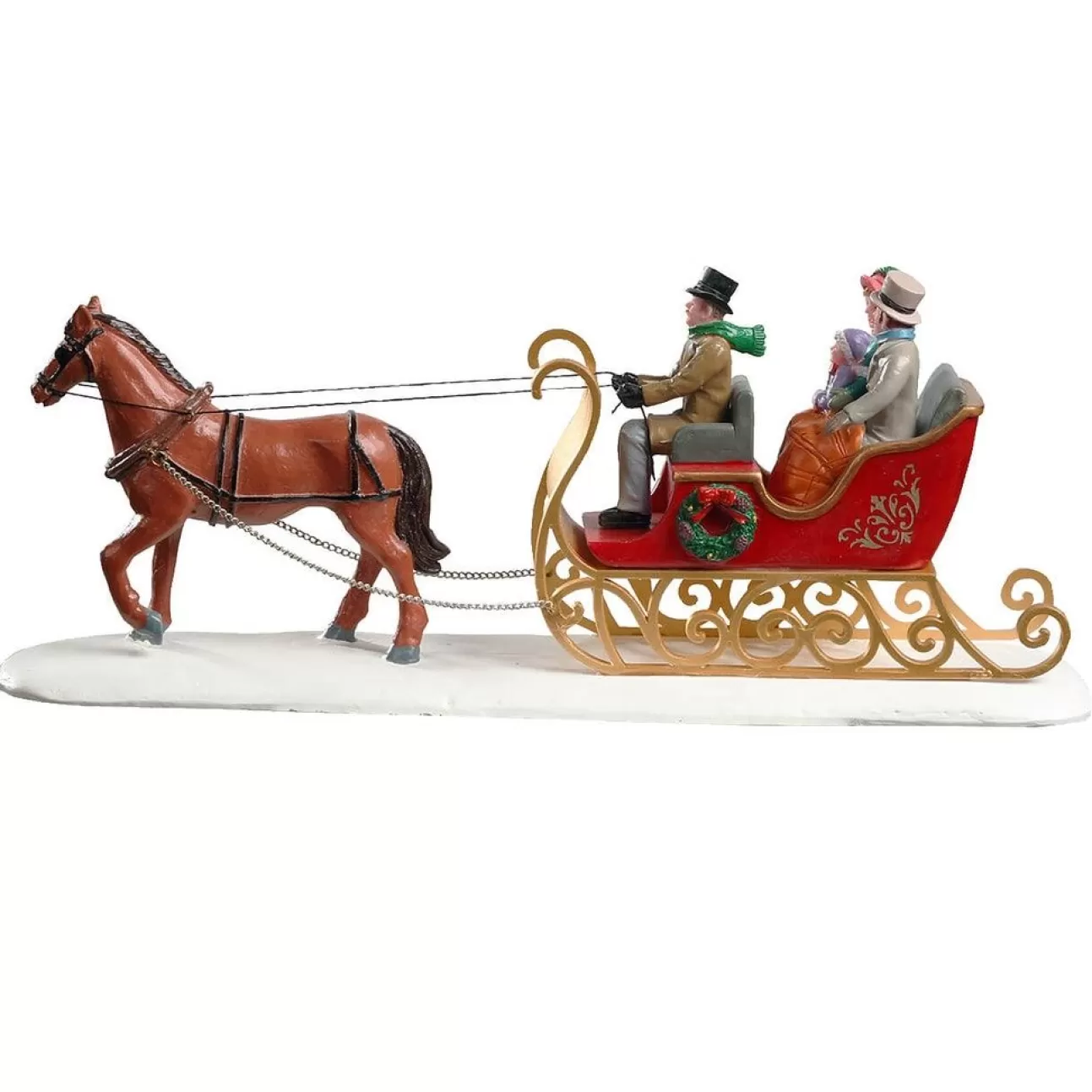 LEMAX Lemax | Slitta Con Cavallo - Victorian Sleigh Ride