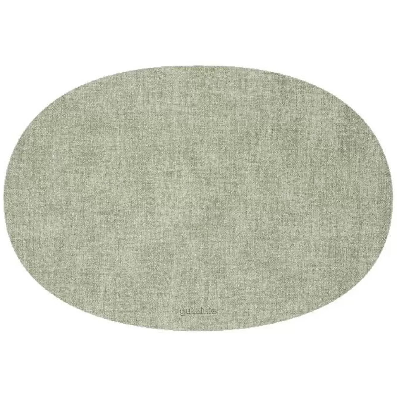 GUZZINI Addobbi Di Natale | Tovaglietta Ovale Double Face Fabric Verde Menta 34X48Cm