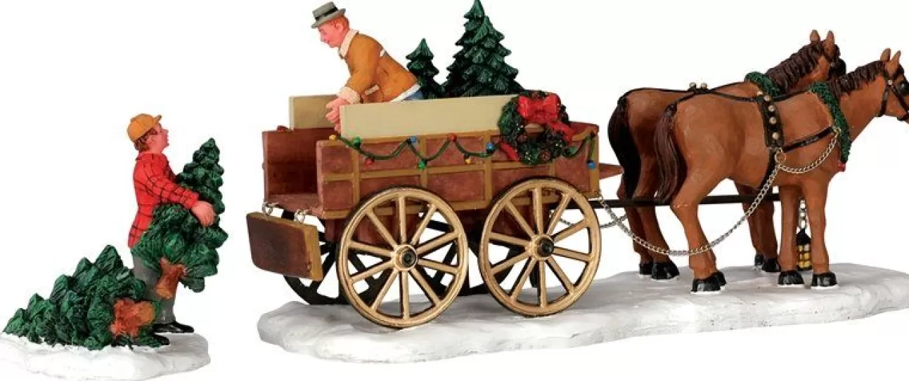 LEMAX Lemax | Venditore Alberi Di Natale - Christmas Tree Wagon